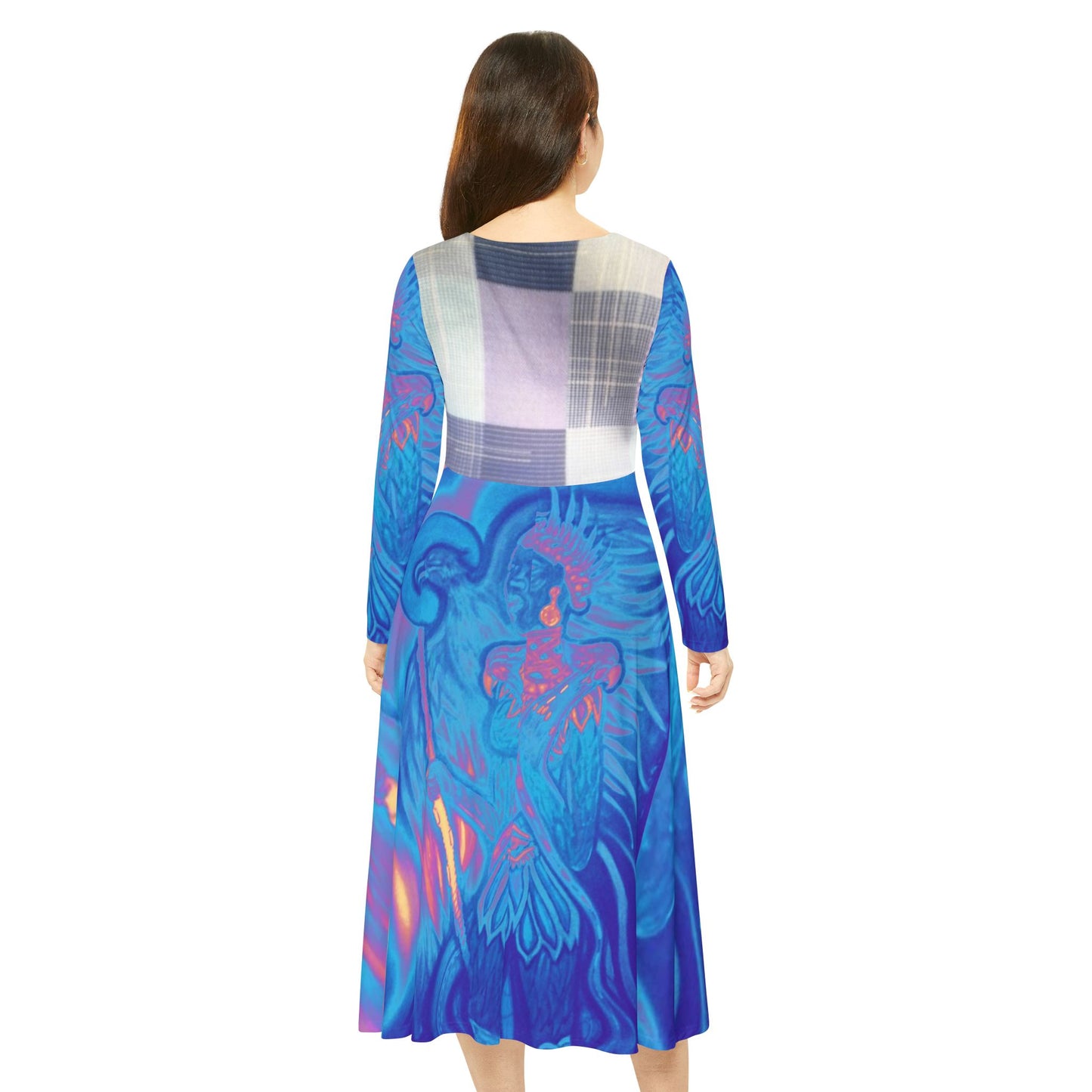 Women's Long Sleeve Dance Dress (AOP)