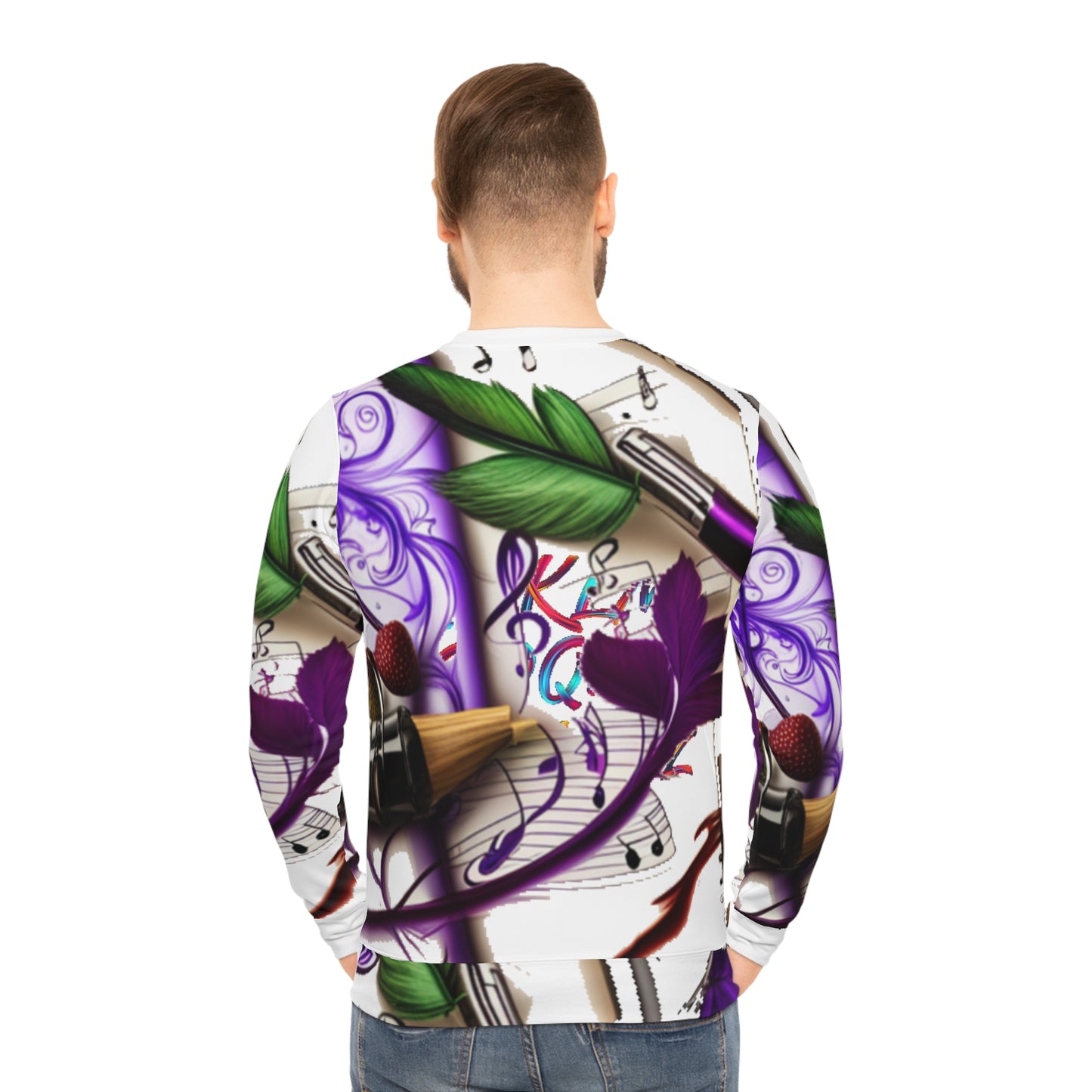 BerryInk Print Lightweight Sweatshirt