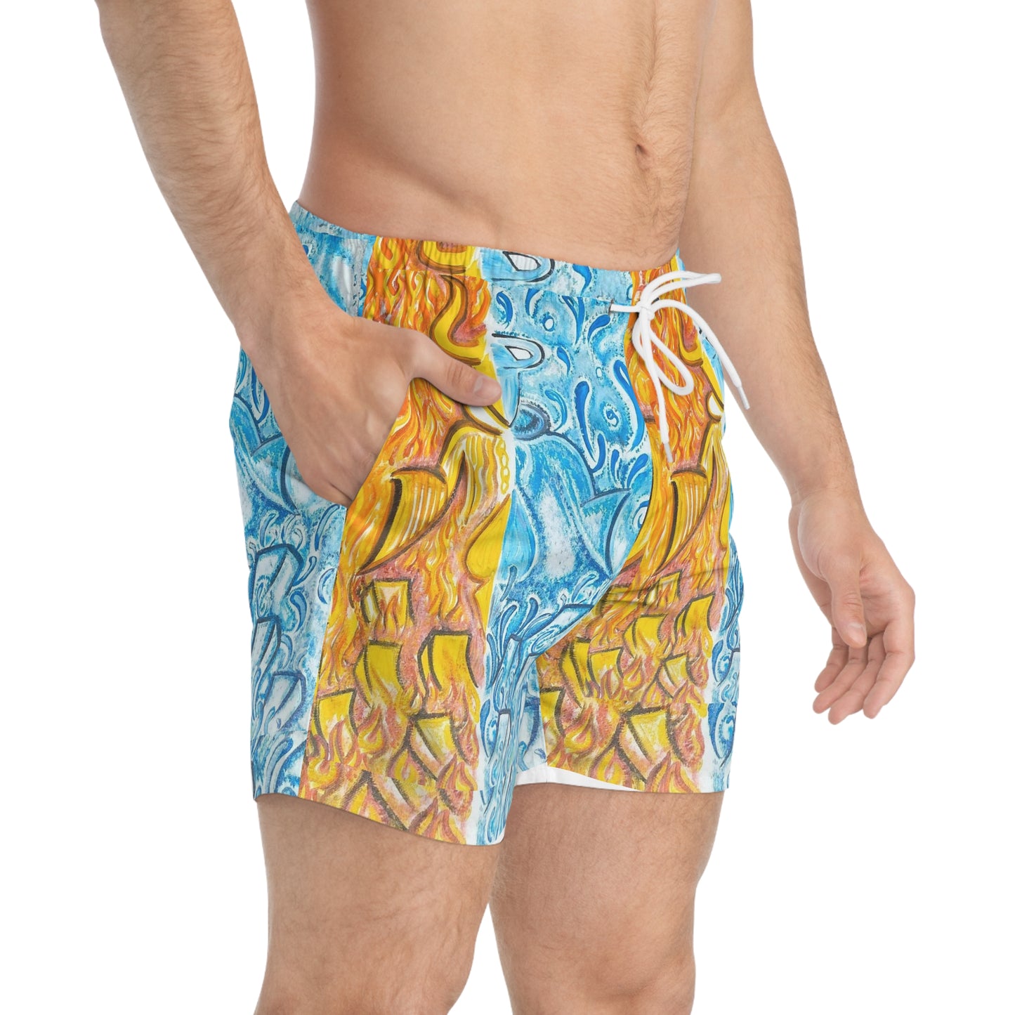 FIRE & ICE Swim Trunks