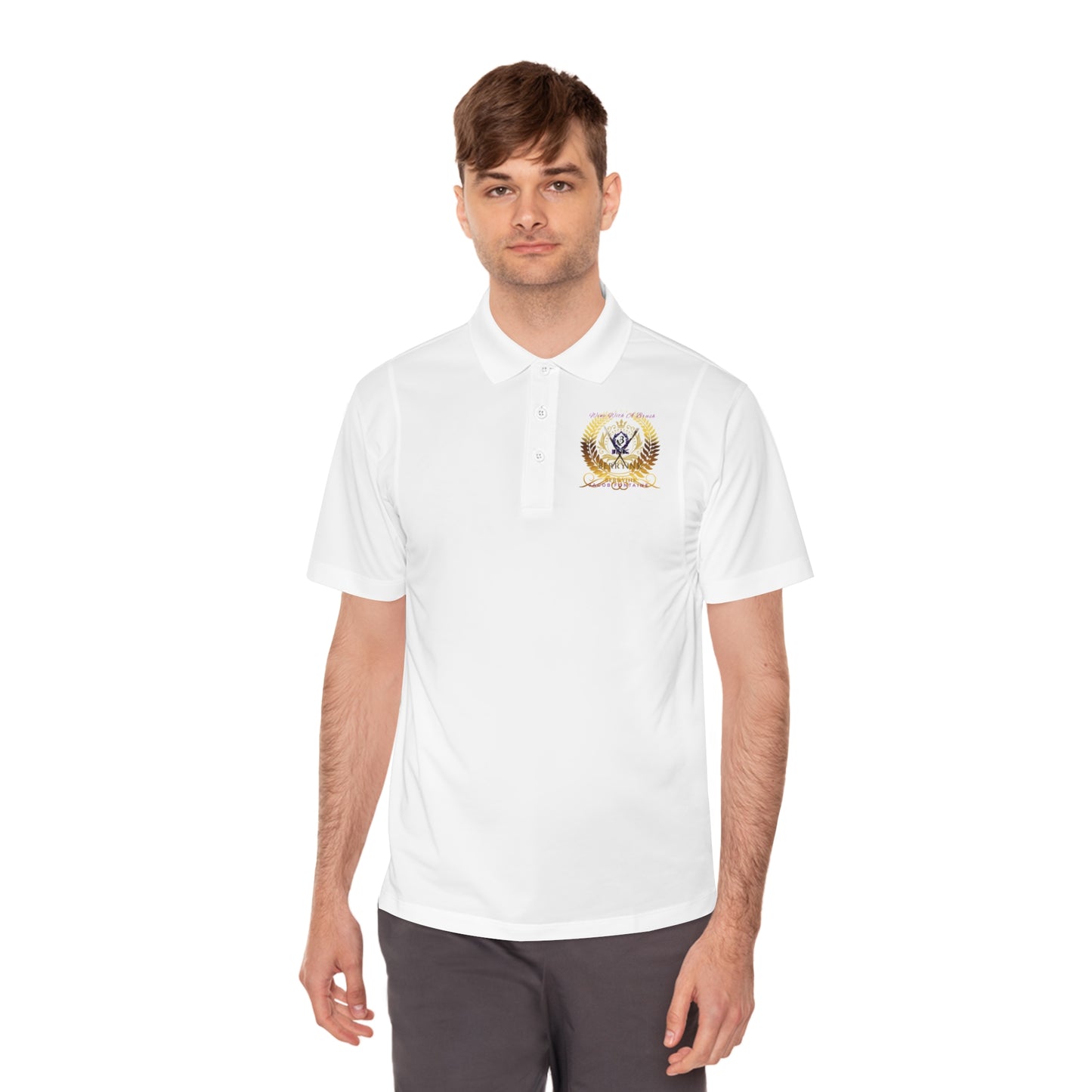 Wine w/a Brush Sport Polo