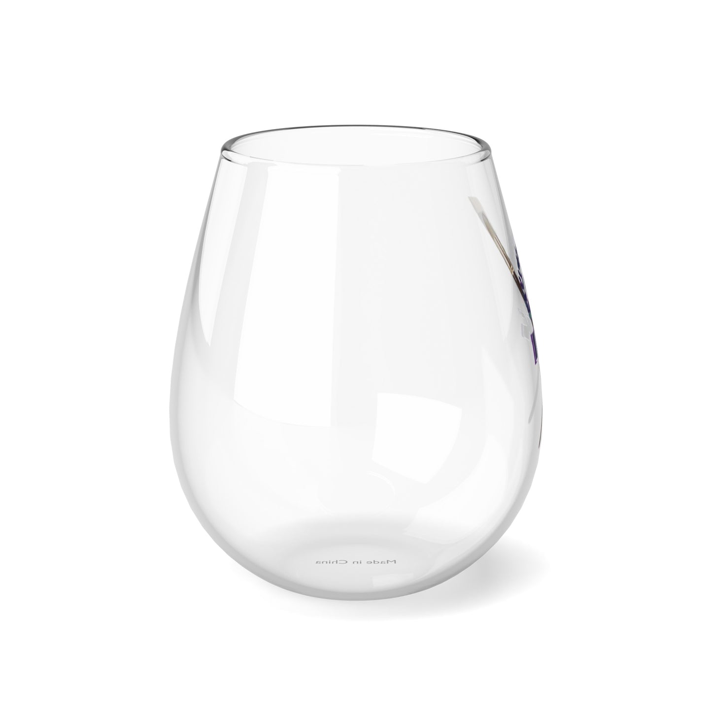 WineWithABrush StemlessGlass