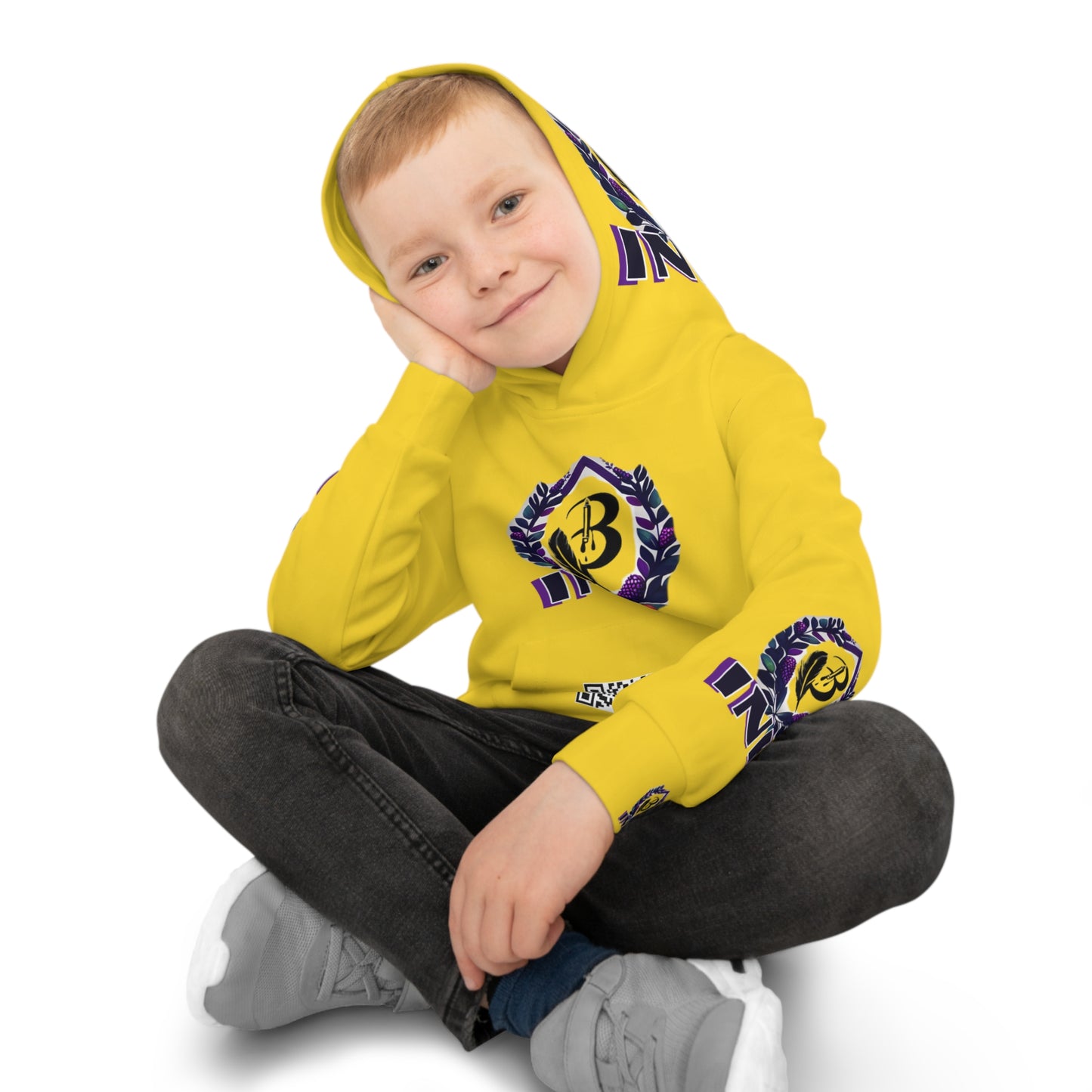 B-Ink Yellow Children's Hoodie