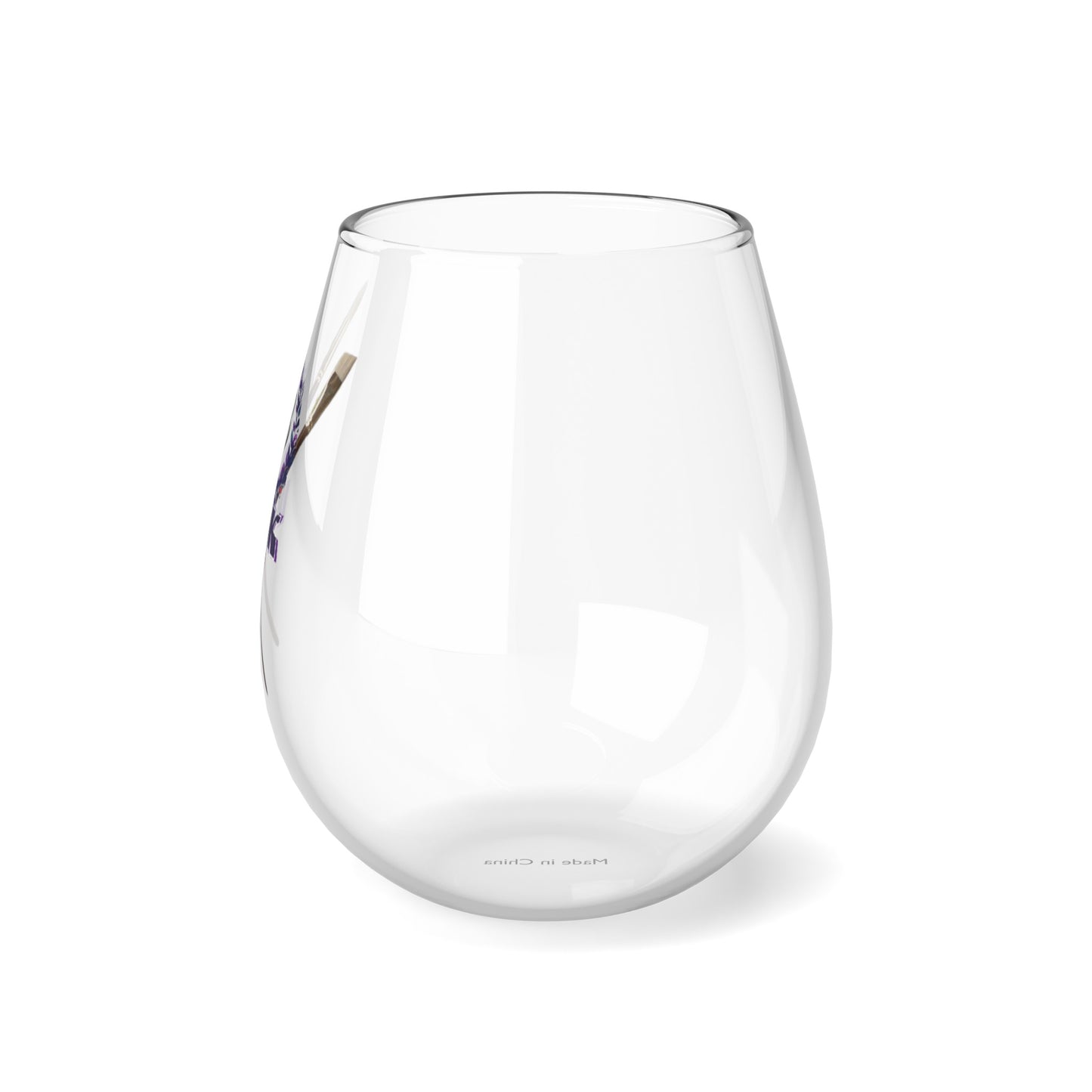 WineWithABrush StemlessGlass
