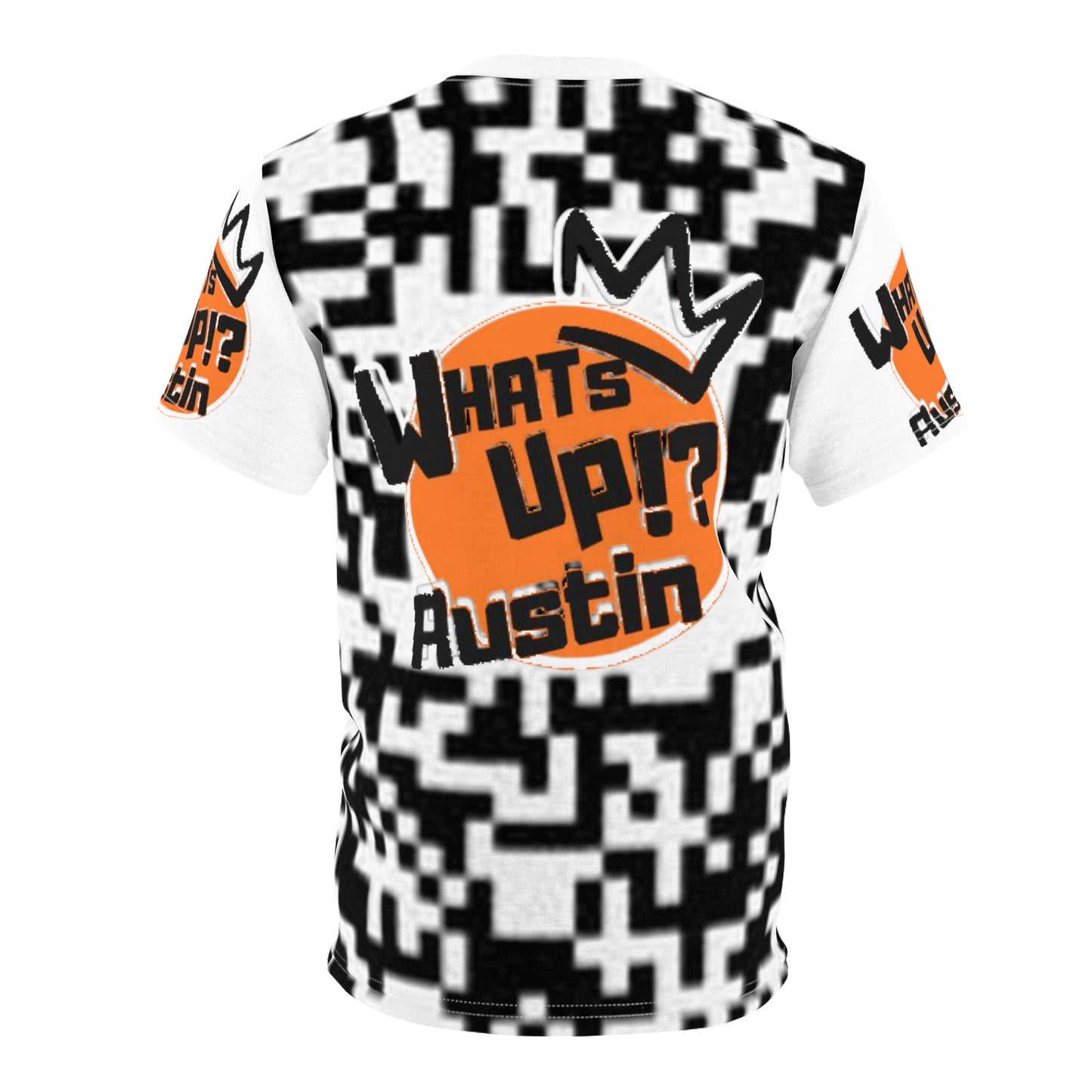 WHATS UP!? AUSTIN LOGO CODE Tee