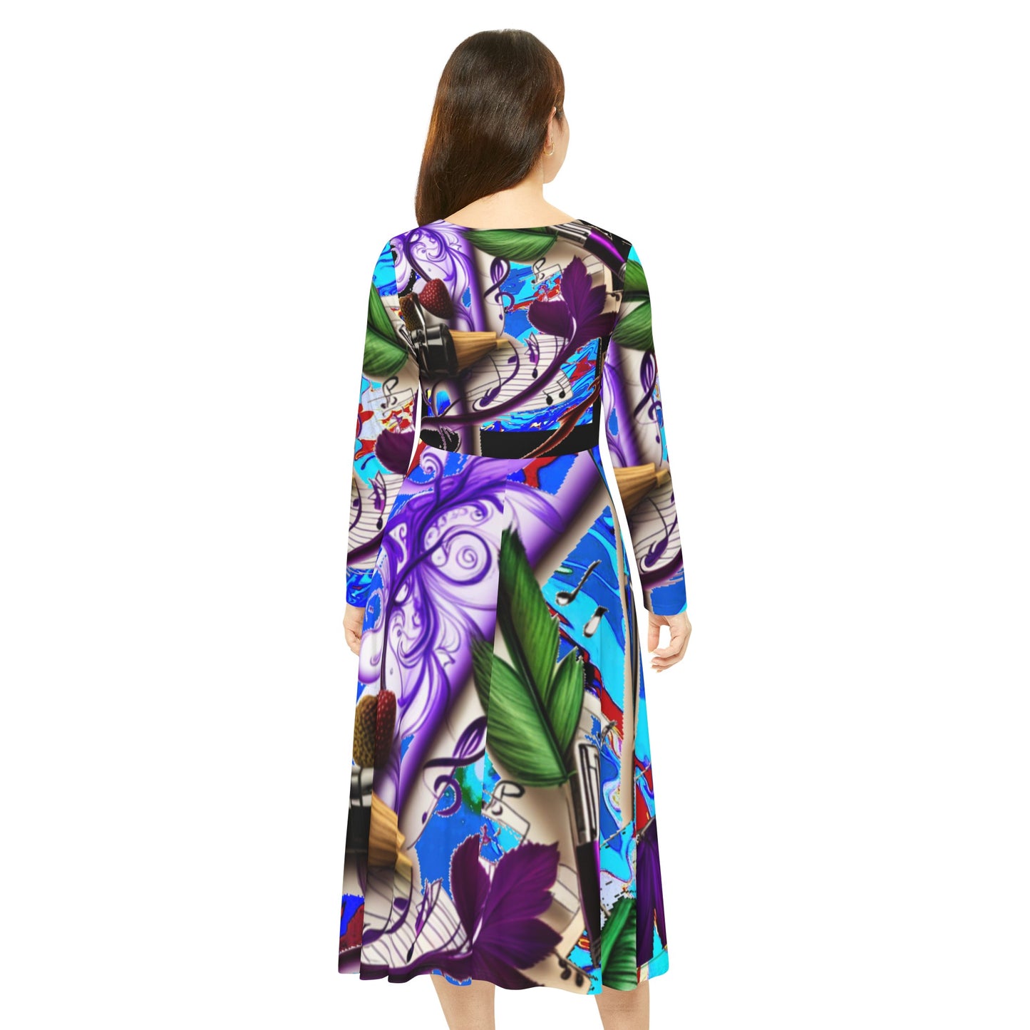 B-Ink Long Sleeve Dress