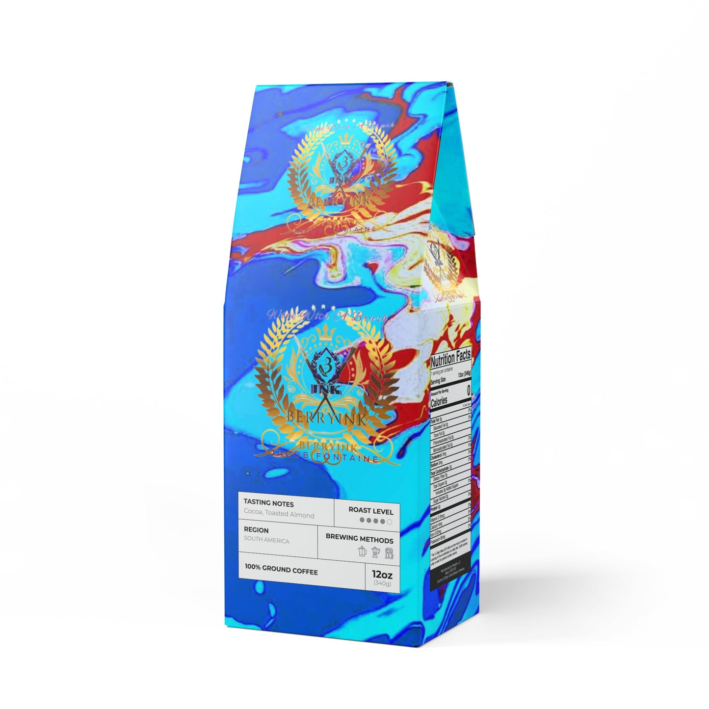 WineWithABrush Coffee (Medium-Dark Roast)