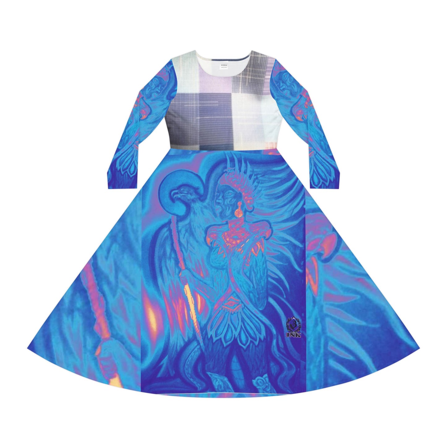 Women's Long Sleeve Dance Dress (AOP)