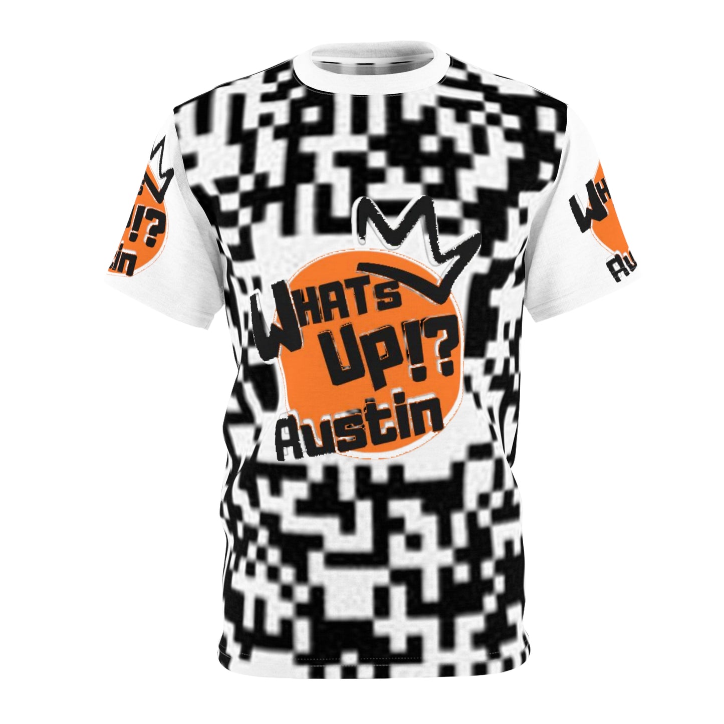 WHATS UP!? AUSTIN LOGO CODE Tee