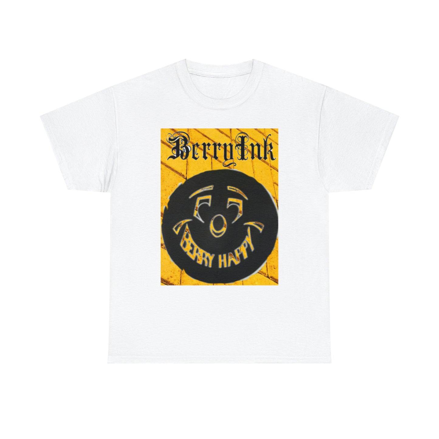B-Ink yellow/white Tee