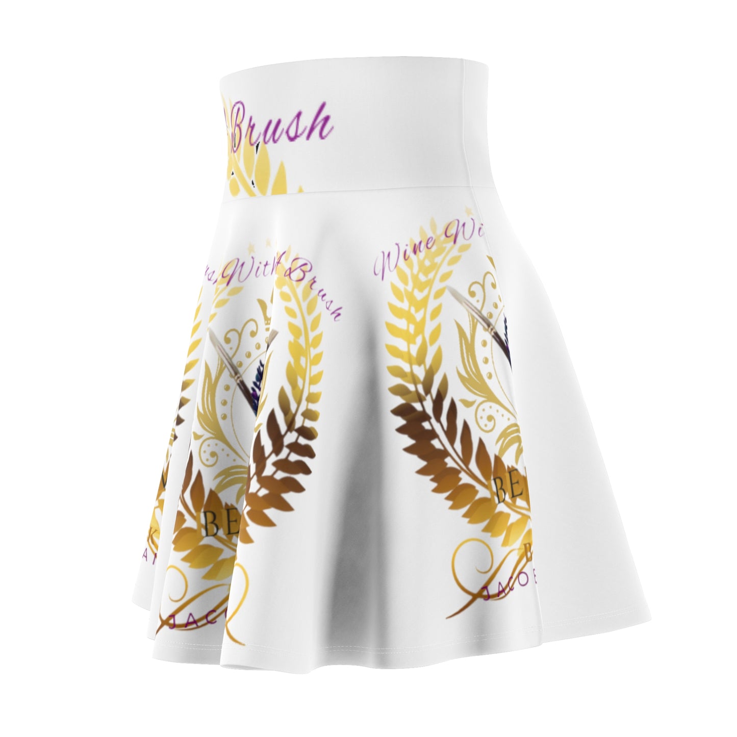 Wine w/a Brush Skirt