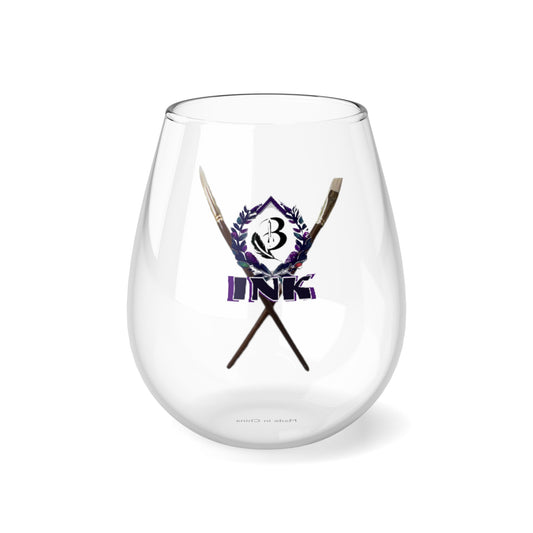 WineWithABrush StemlessGlass