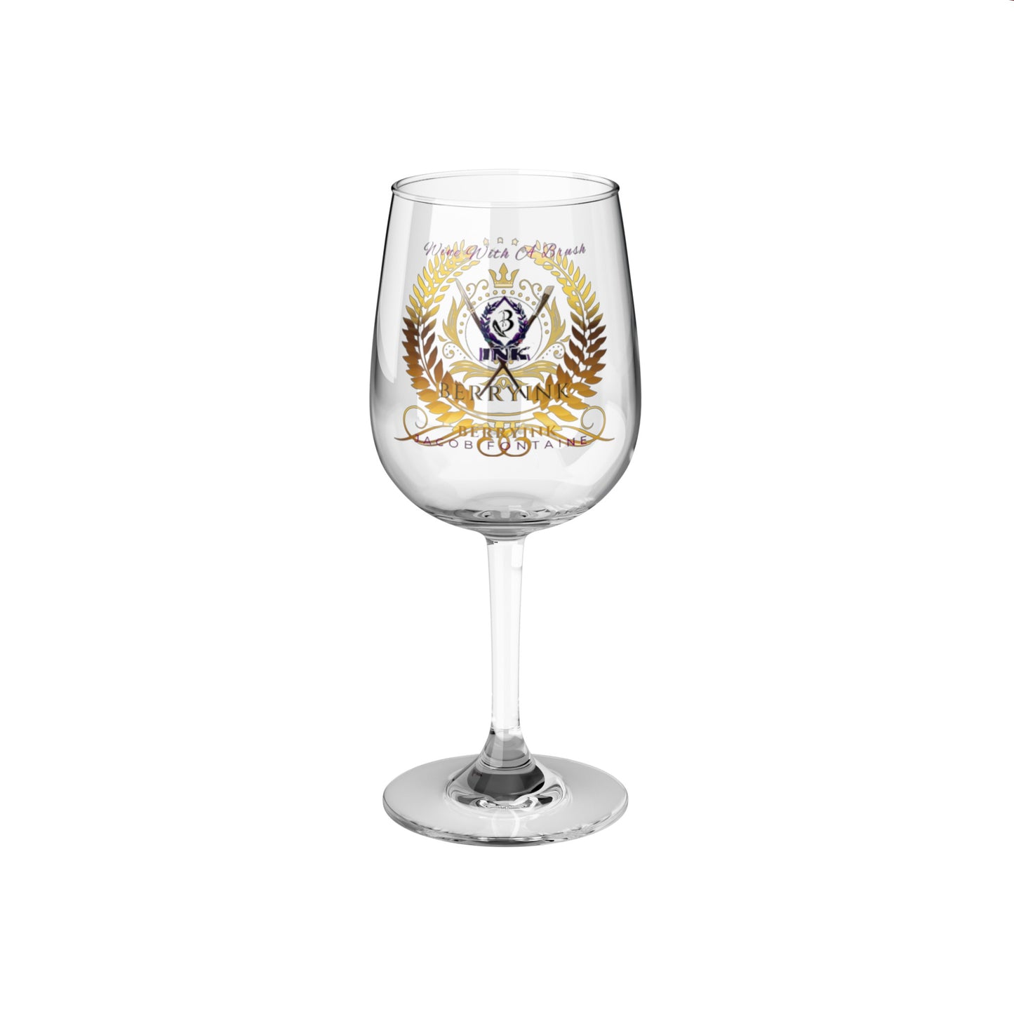 WineWithABrush Stem Glass