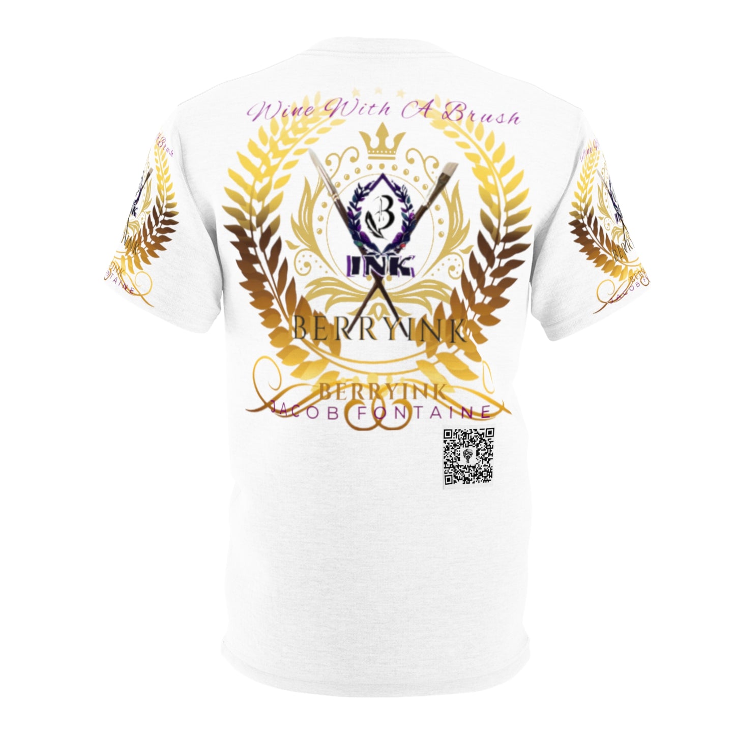 WineWithABrush Logo Tee