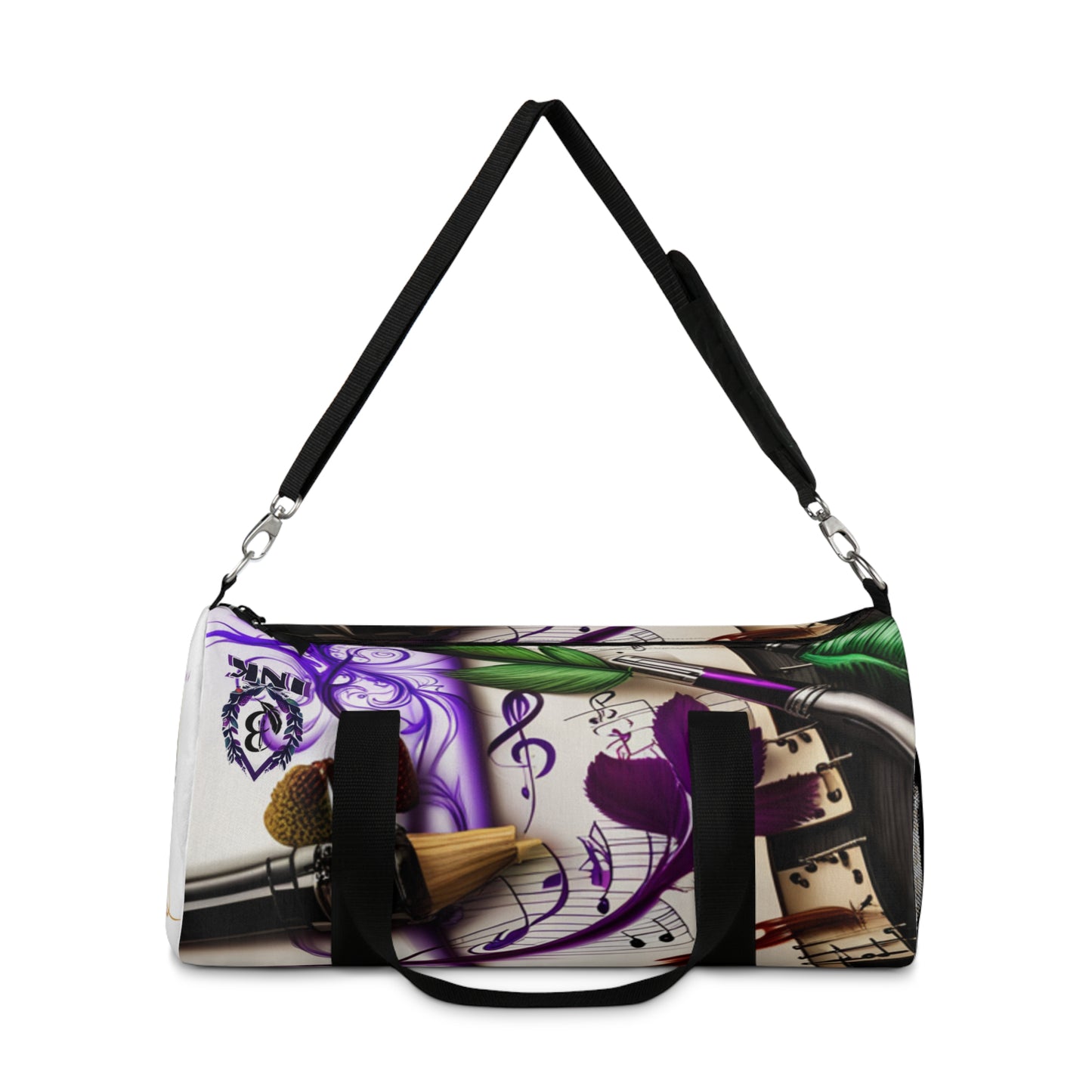 Wine w/a Brush Duffel Bag
