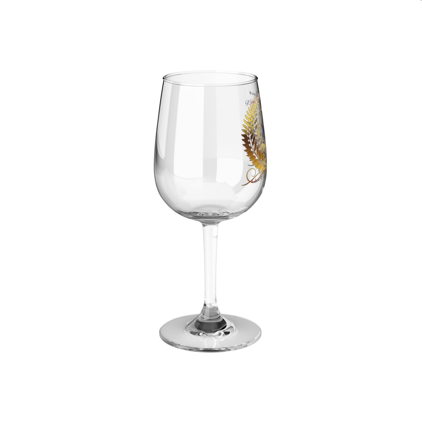 WineWithABrush Stem Glass