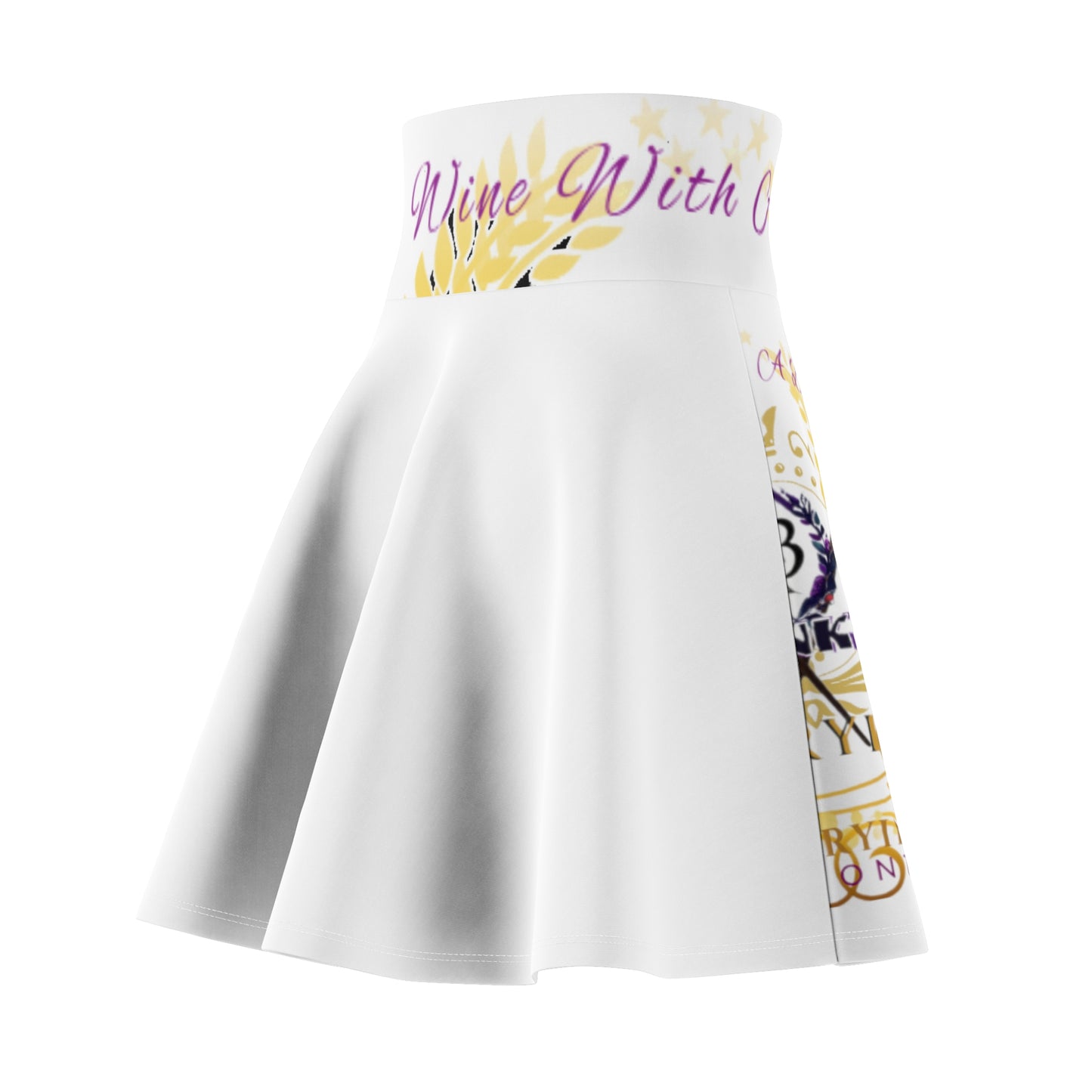 Wine w/a Brush Skirt
