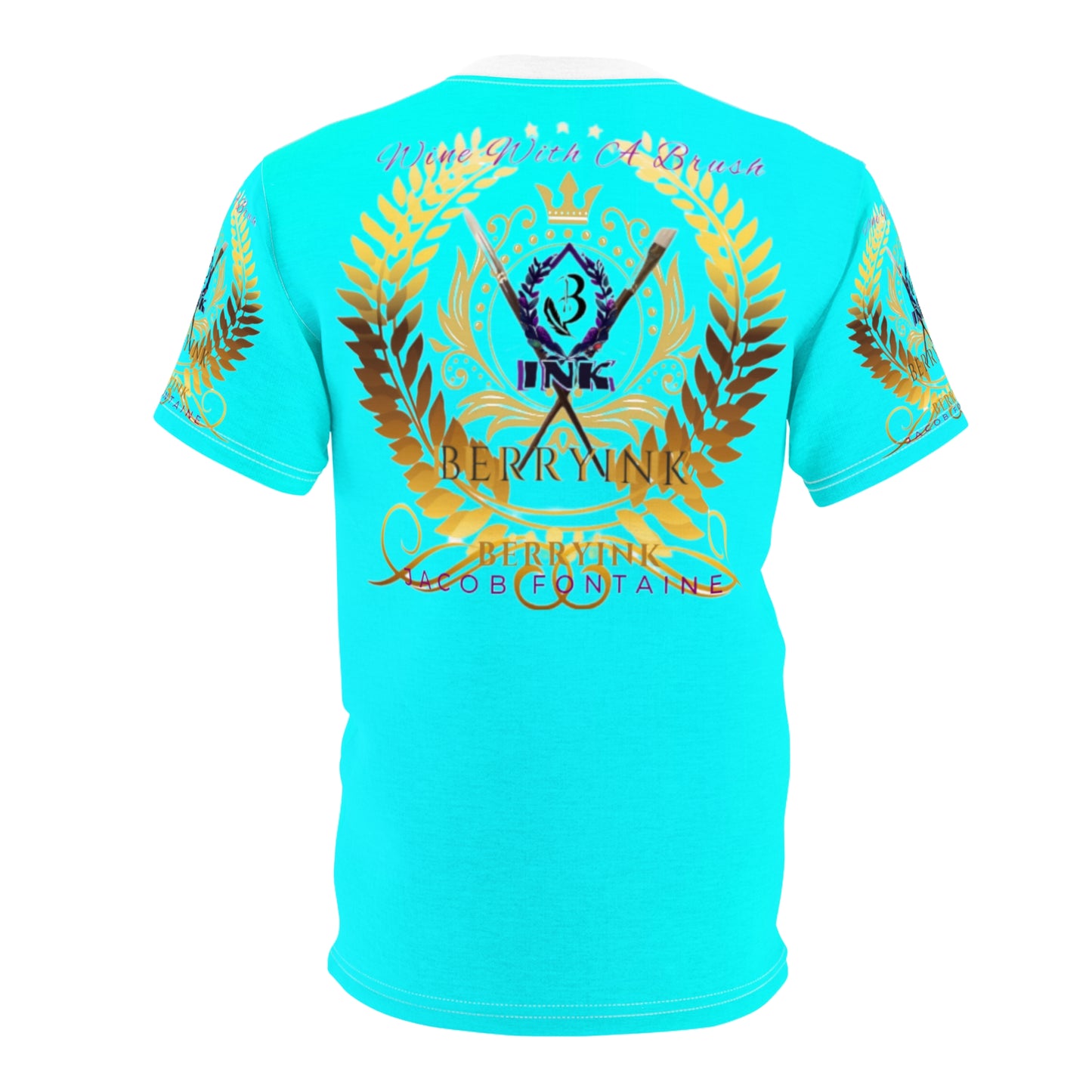 WineWithABrush Blue Tee