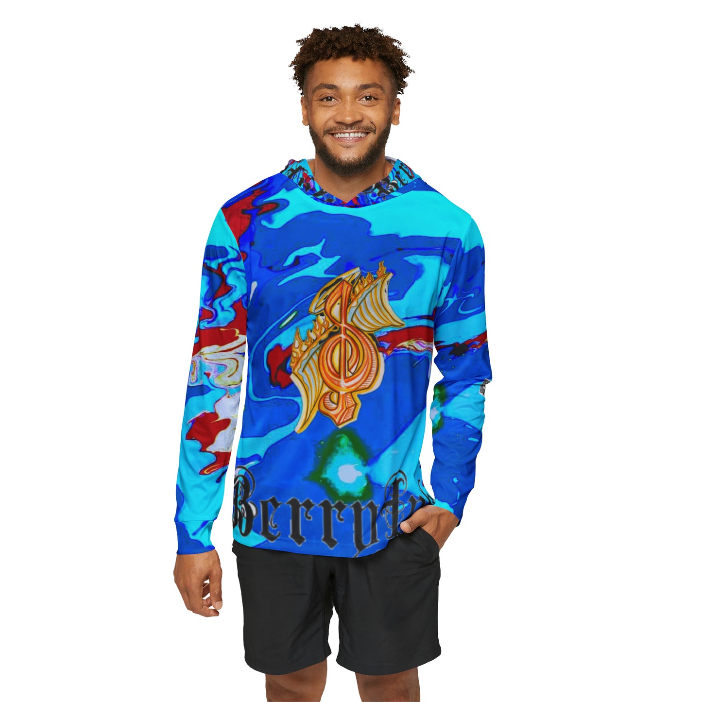 B-Ink Blue Pullover Hoodie