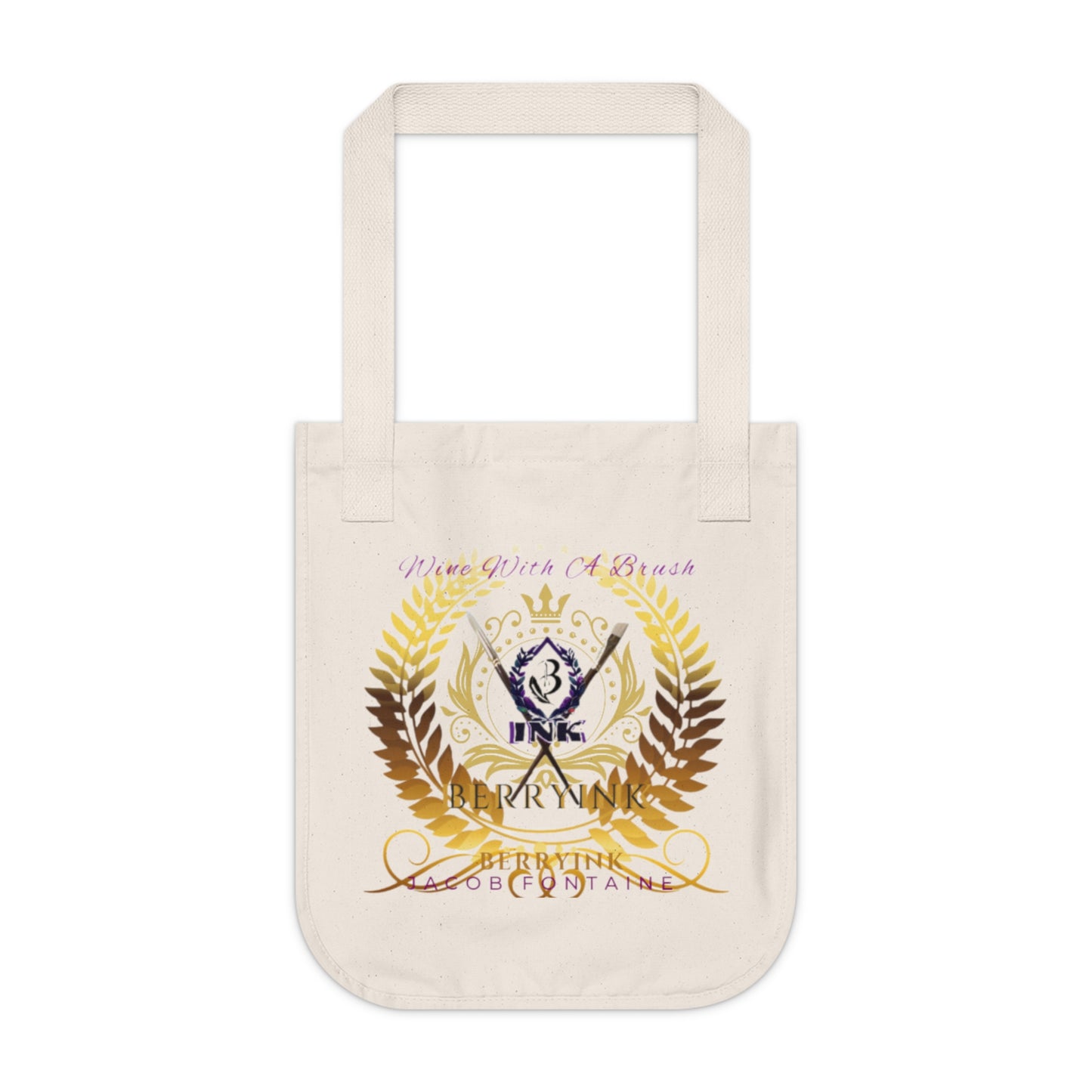Wine With A Brush Tote Bag
