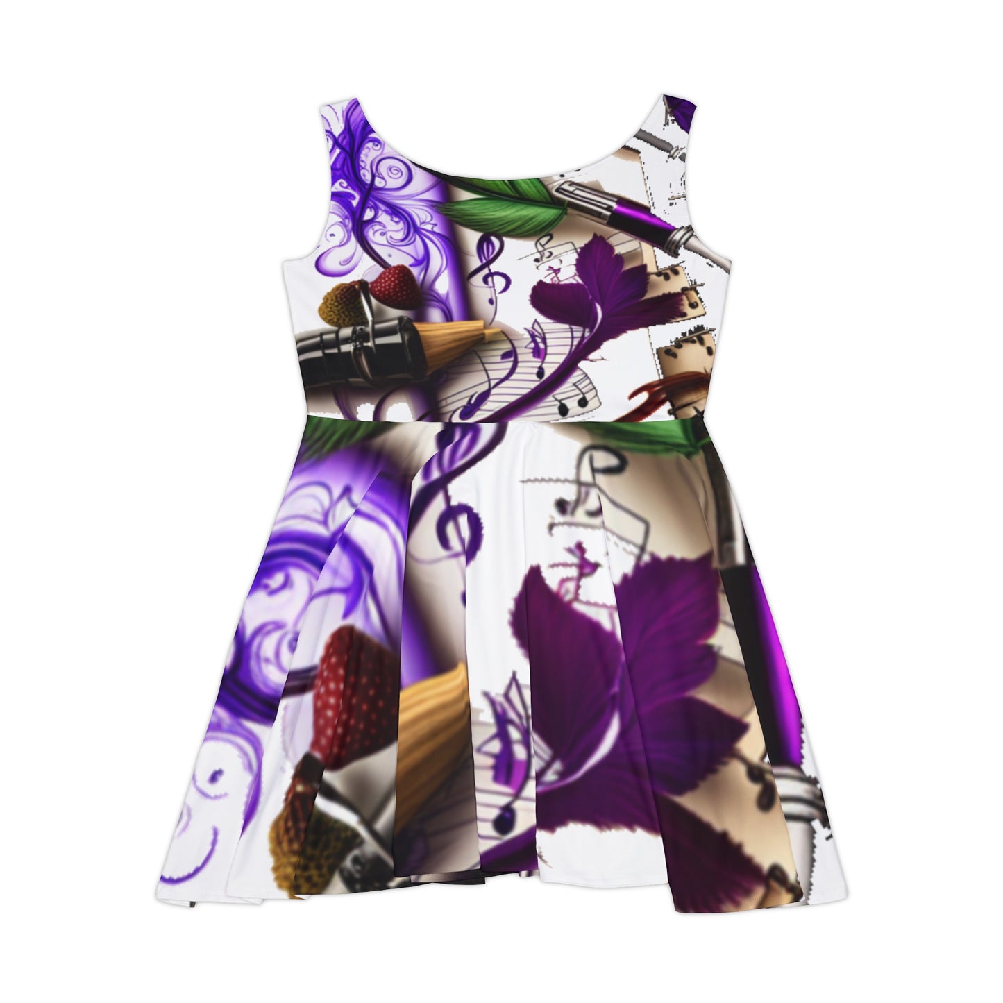 Berry Bouge' Skater Dress
