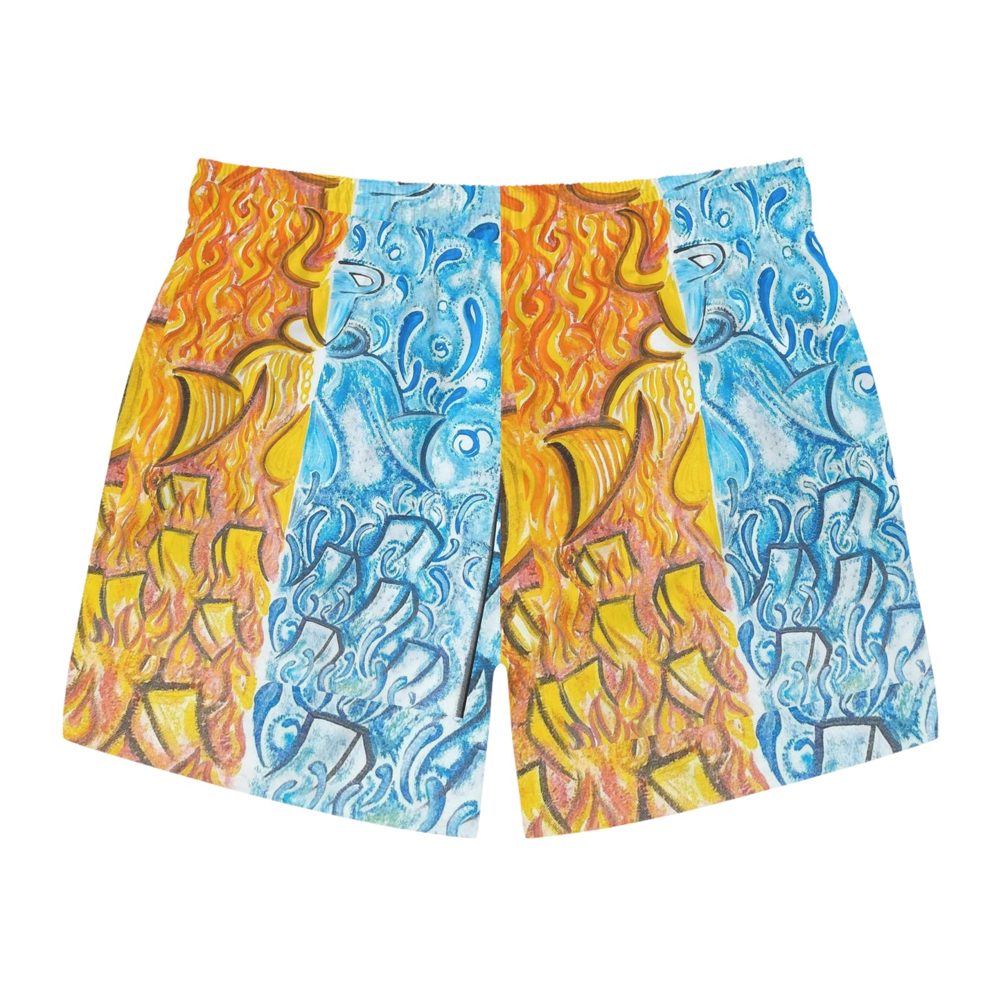 FIRE & ICE  Swim Trunks