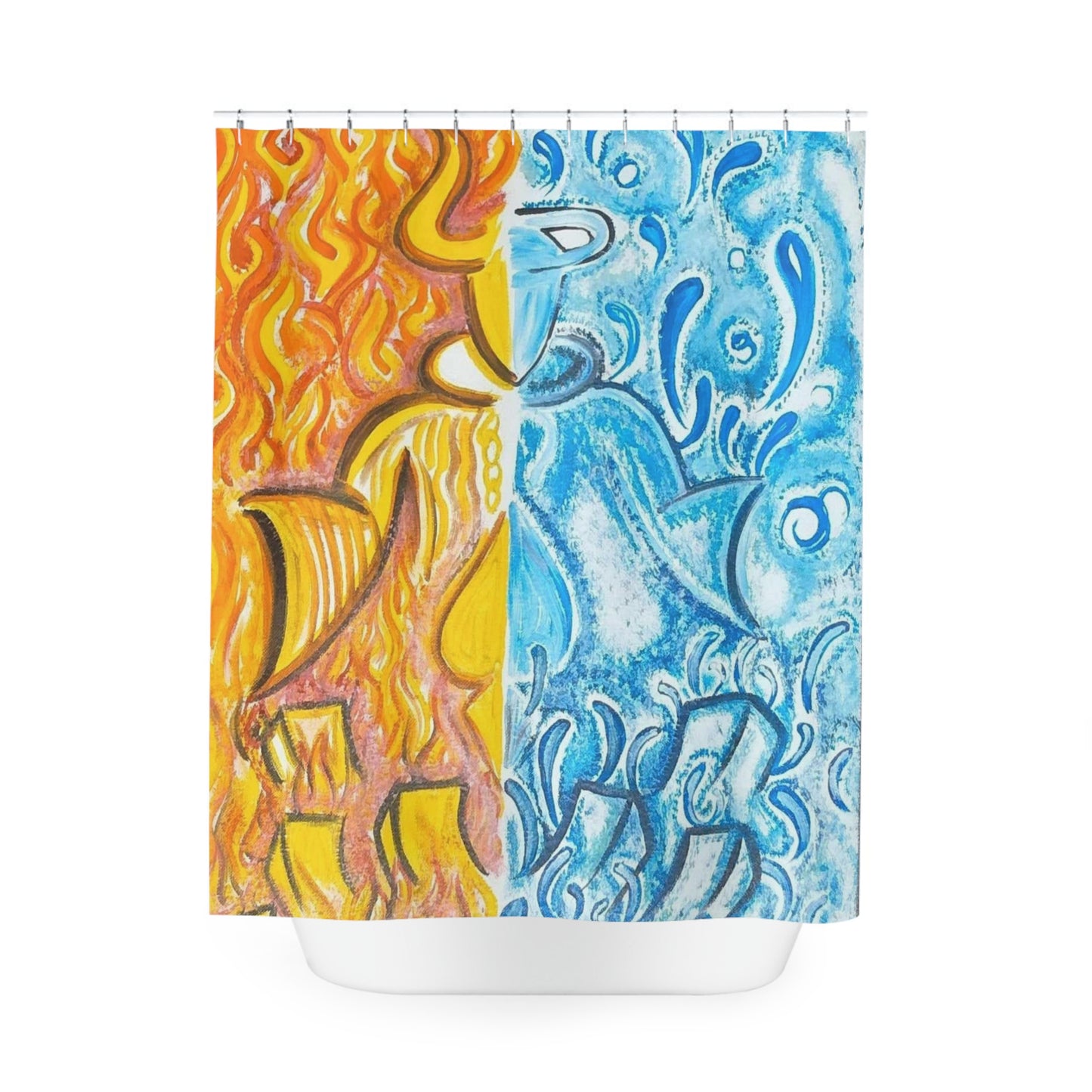 FIRE & ICE Shower Curtain