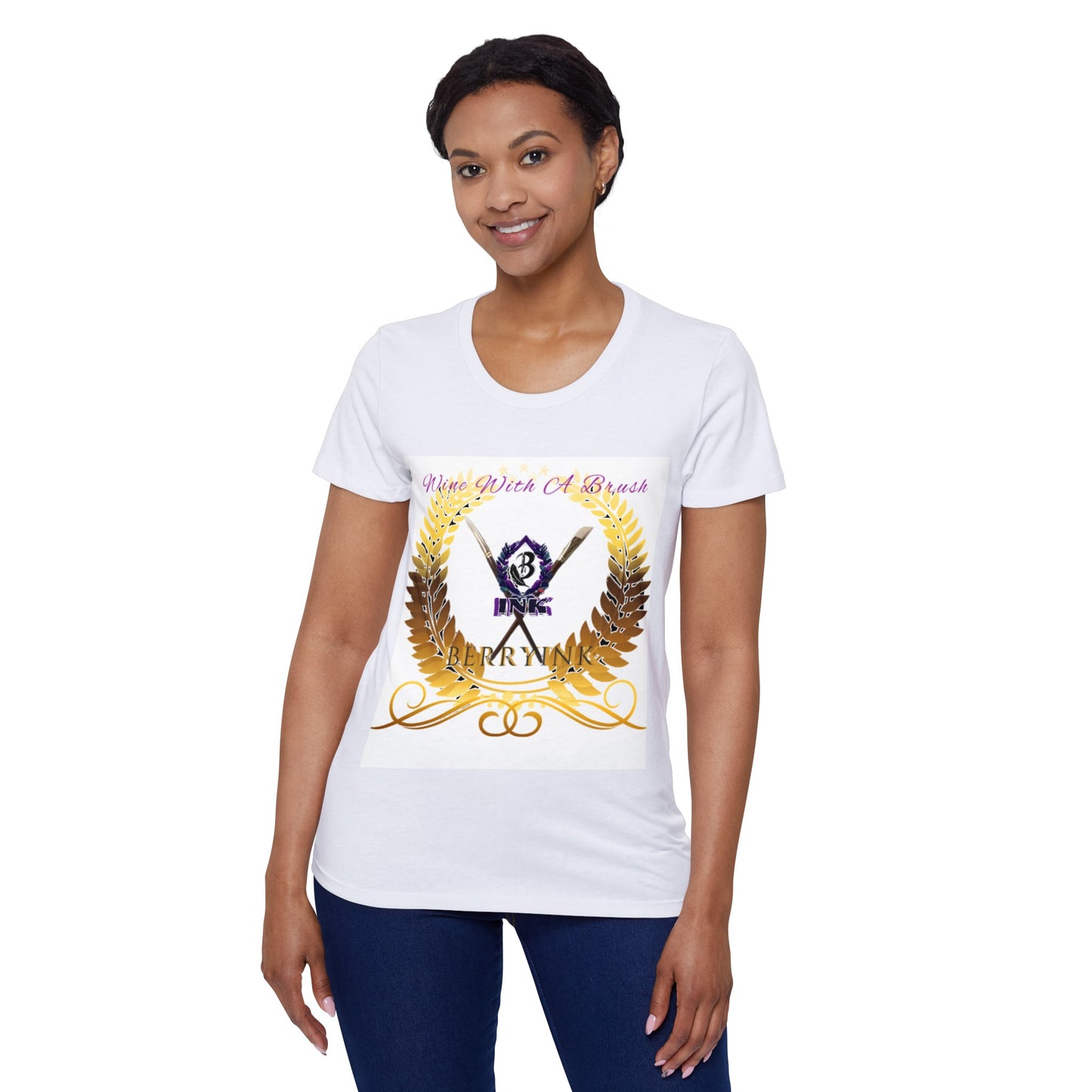 WineWithABrush Women's Tee