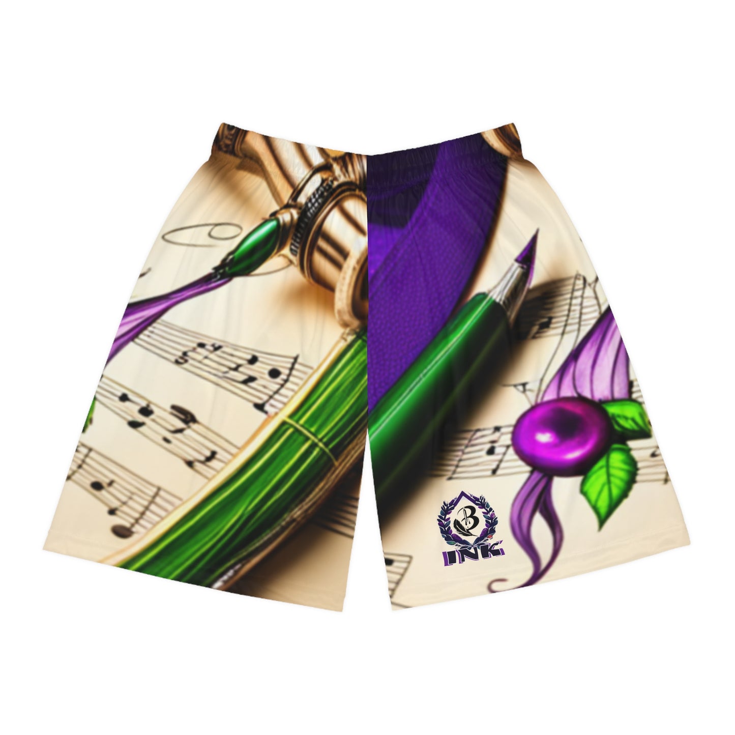 BerryInk Basketball Shorts