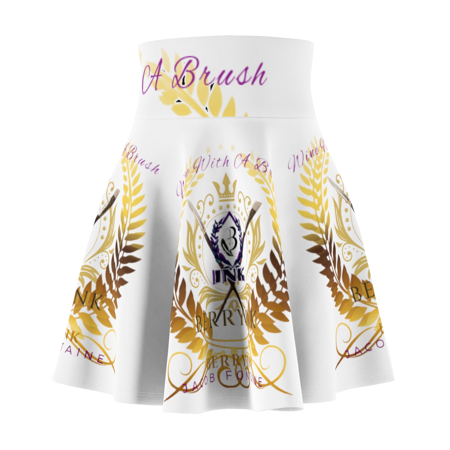 Wine w/a Brush Skirt