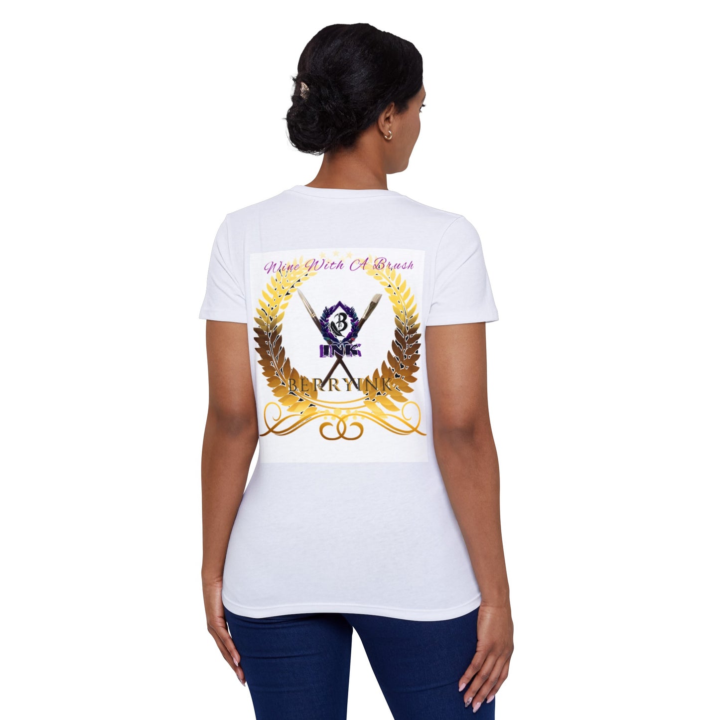 WineWithABrush Women's Tee