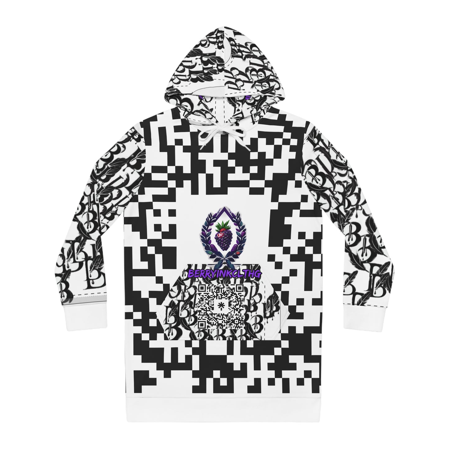 B-Ink Hoodie Dress
