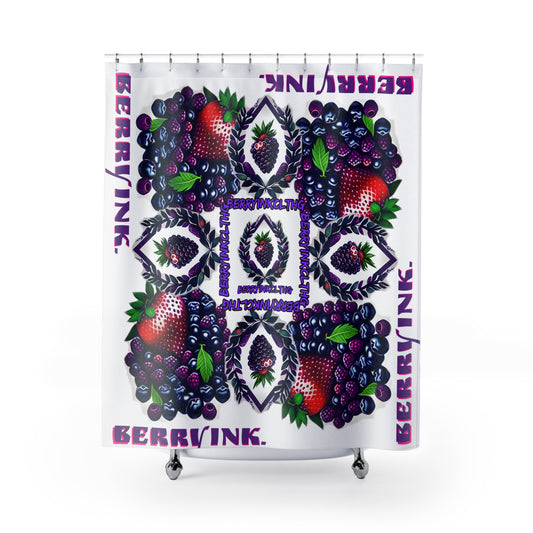 BerryInk Shower Curtains