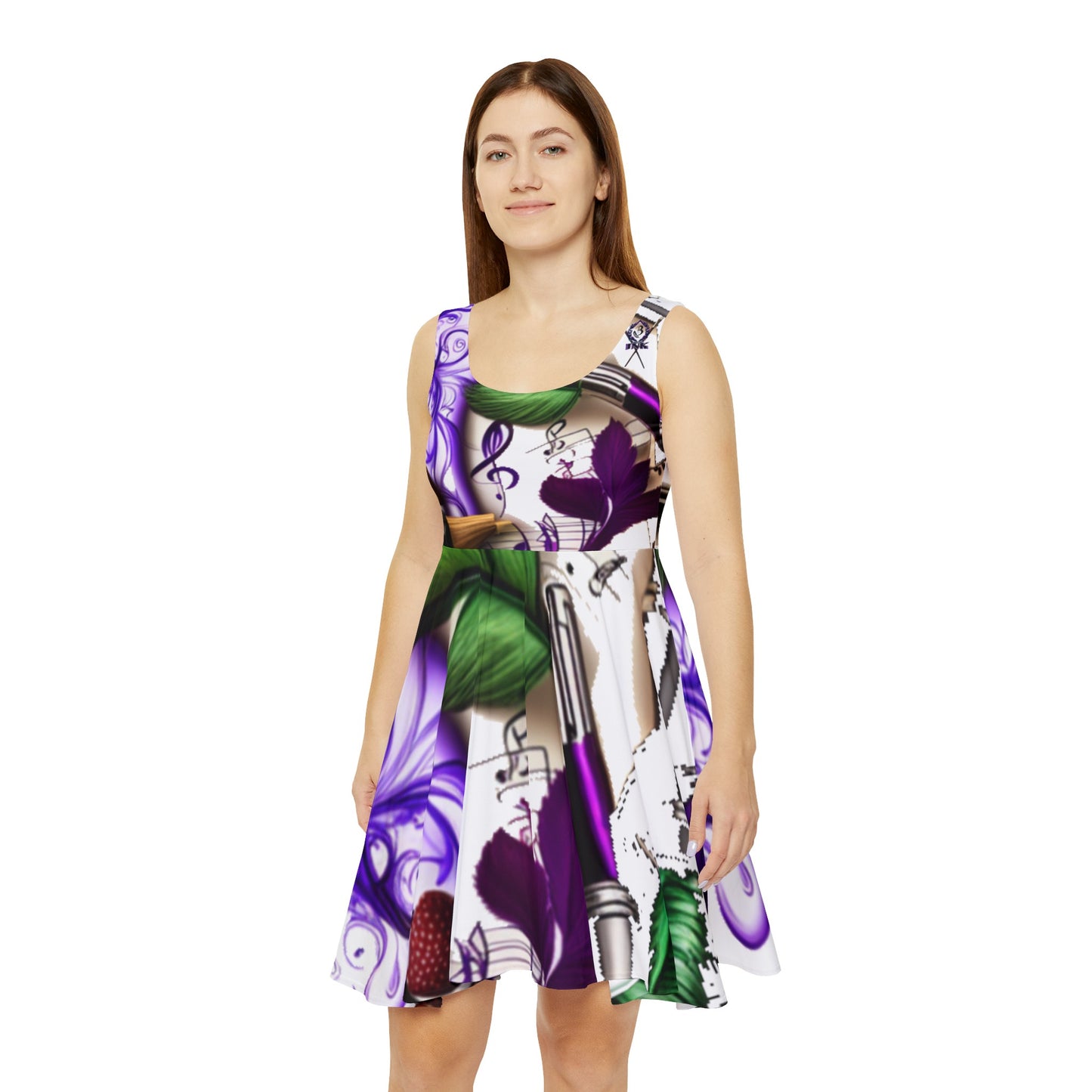 Berry Bouge' Skater Dress
