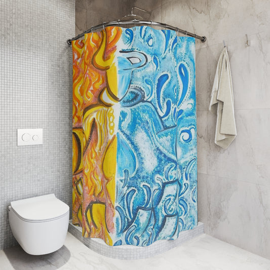 FIRE & ICE Shower Curtain