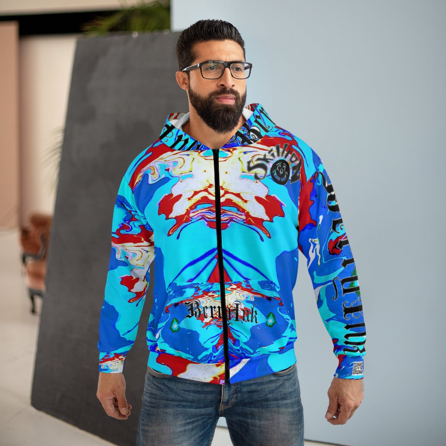BerryHappy Blue Bomber Jacket