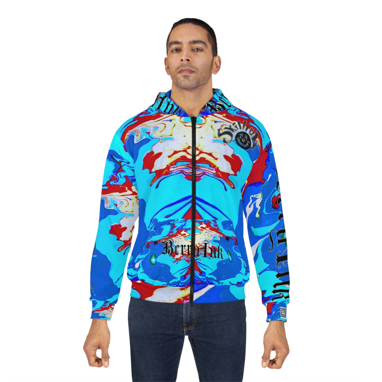 BerryHappy Blue Bomber Jacket