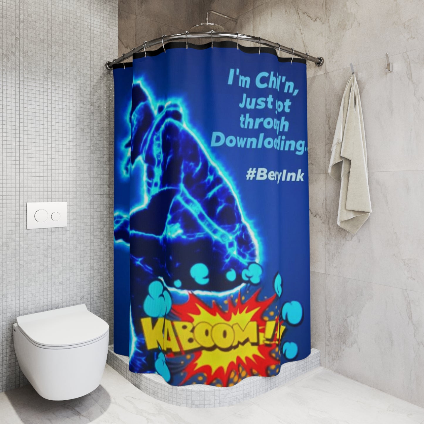 Berry Kaboom Shower Curtain