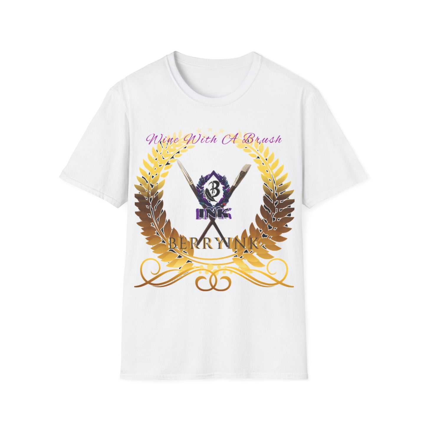WineWithABrush Logo Tee