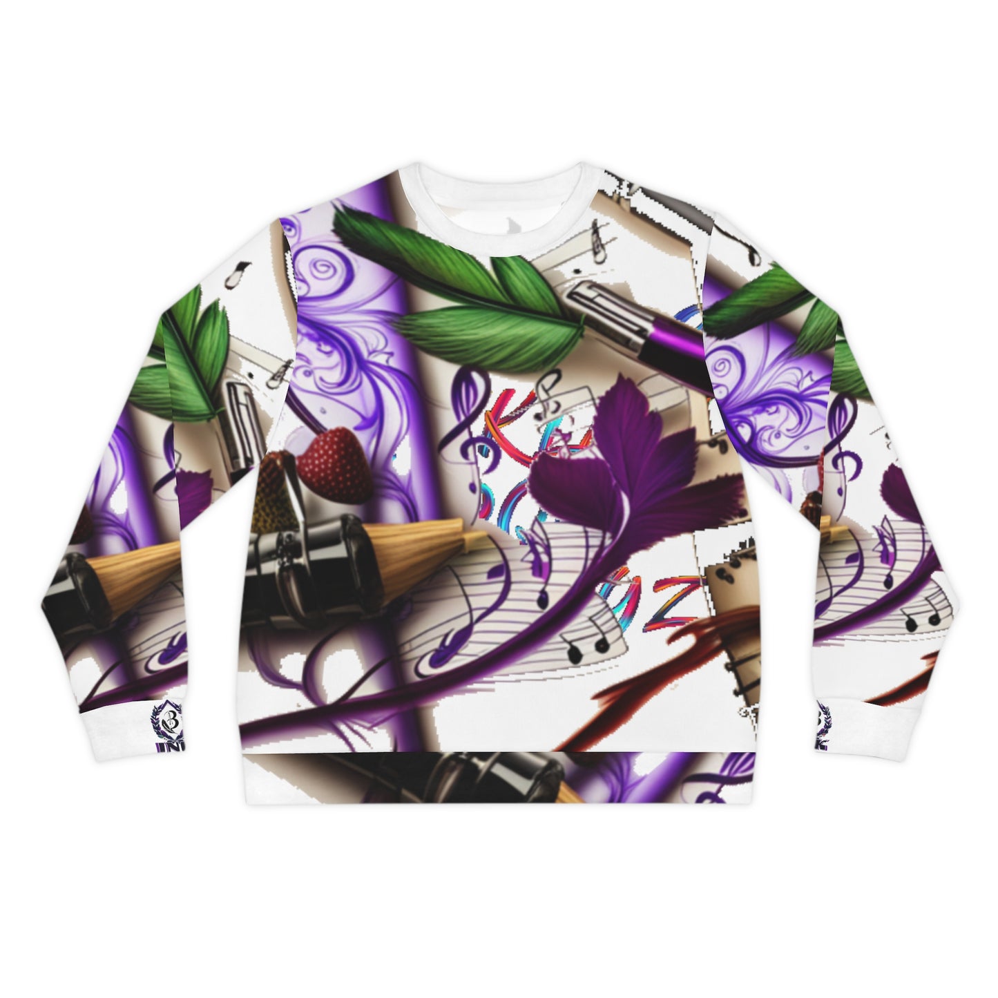 BerryInk Print Lightweight Sweatshirt