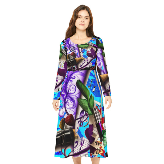 B-Ink Long Sleeve Dress