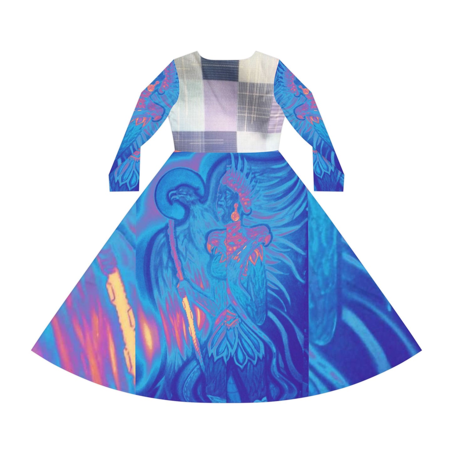 Women's Long Sleeve Dance Dress (AOP)