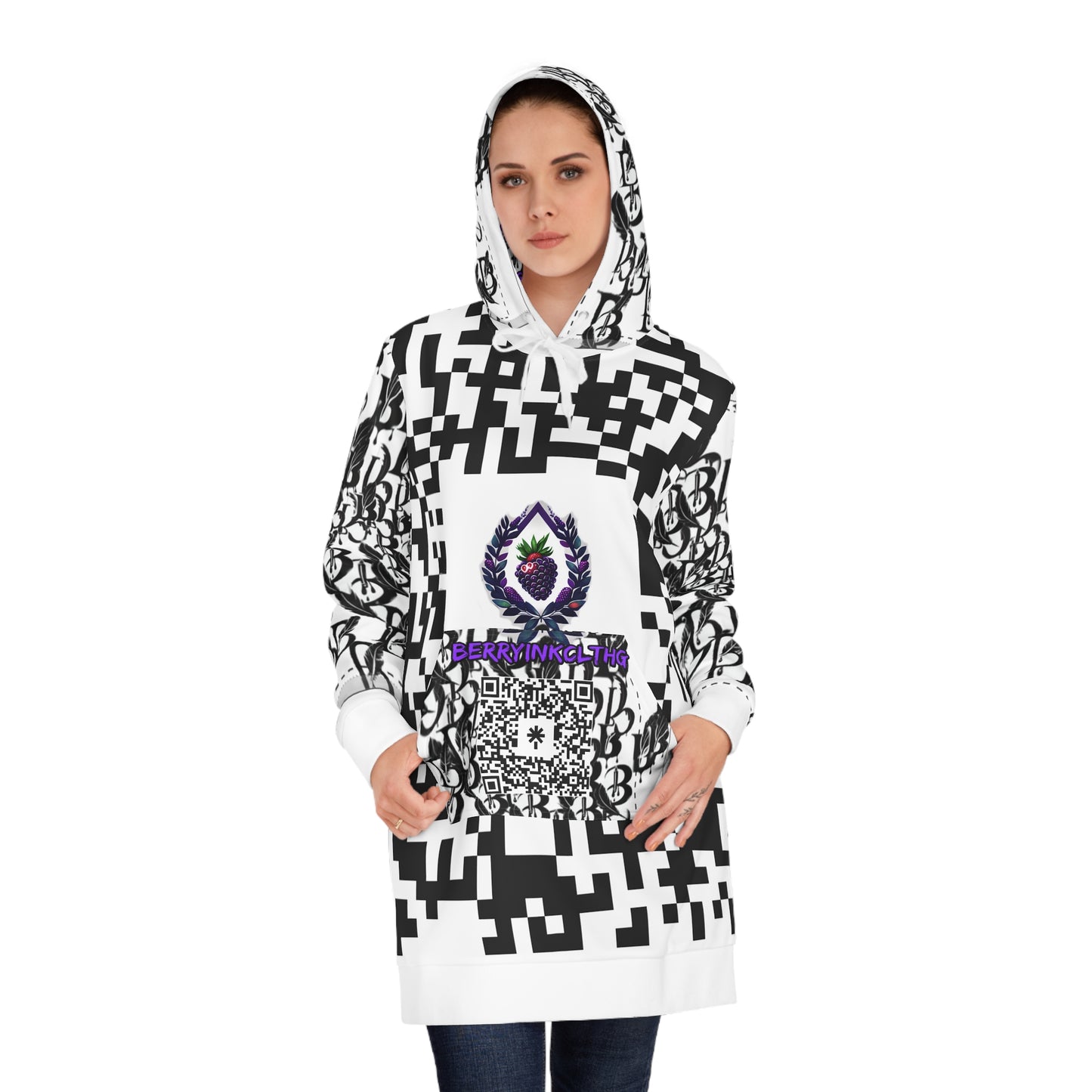 B-Ink Hoodie Dress