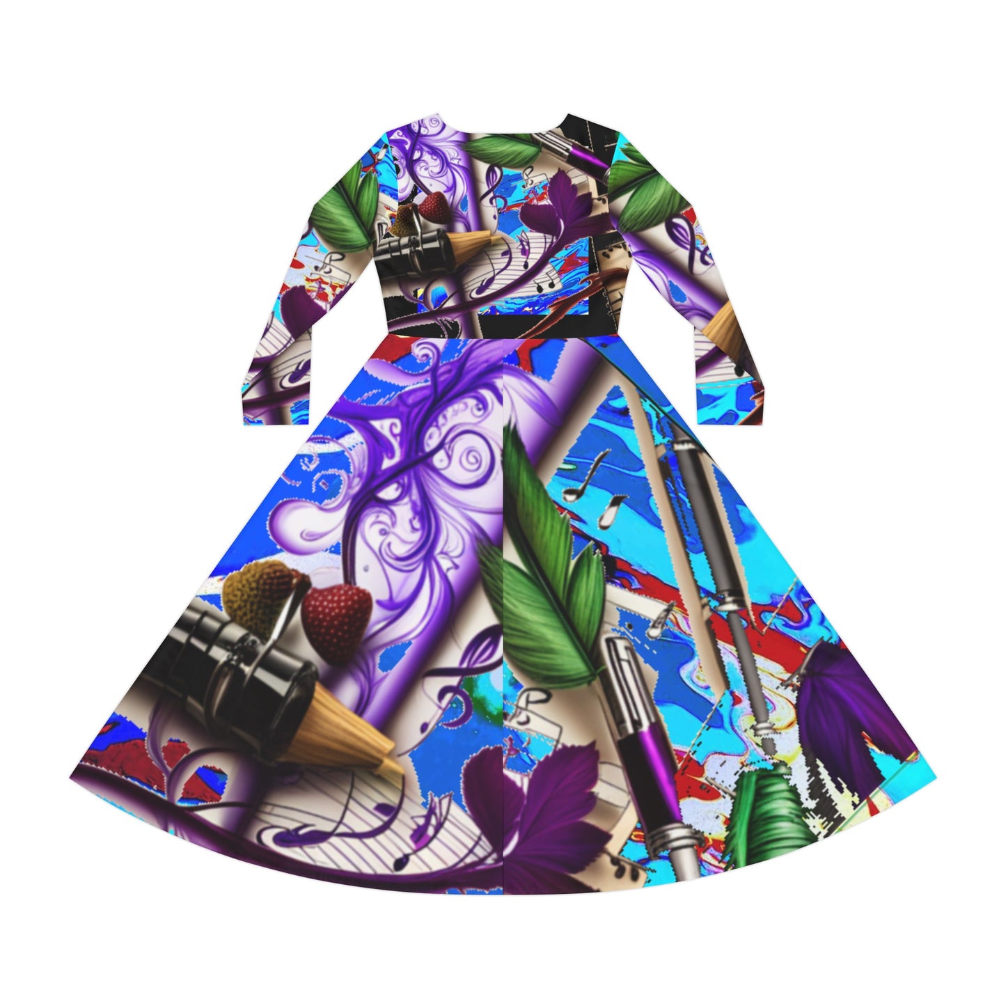 B-Ink Long Sleeve Dress