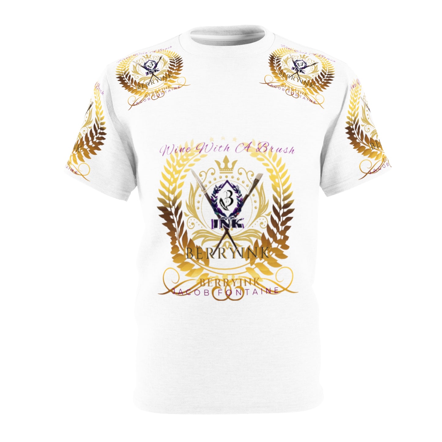 WineWithABrush Logo Tee