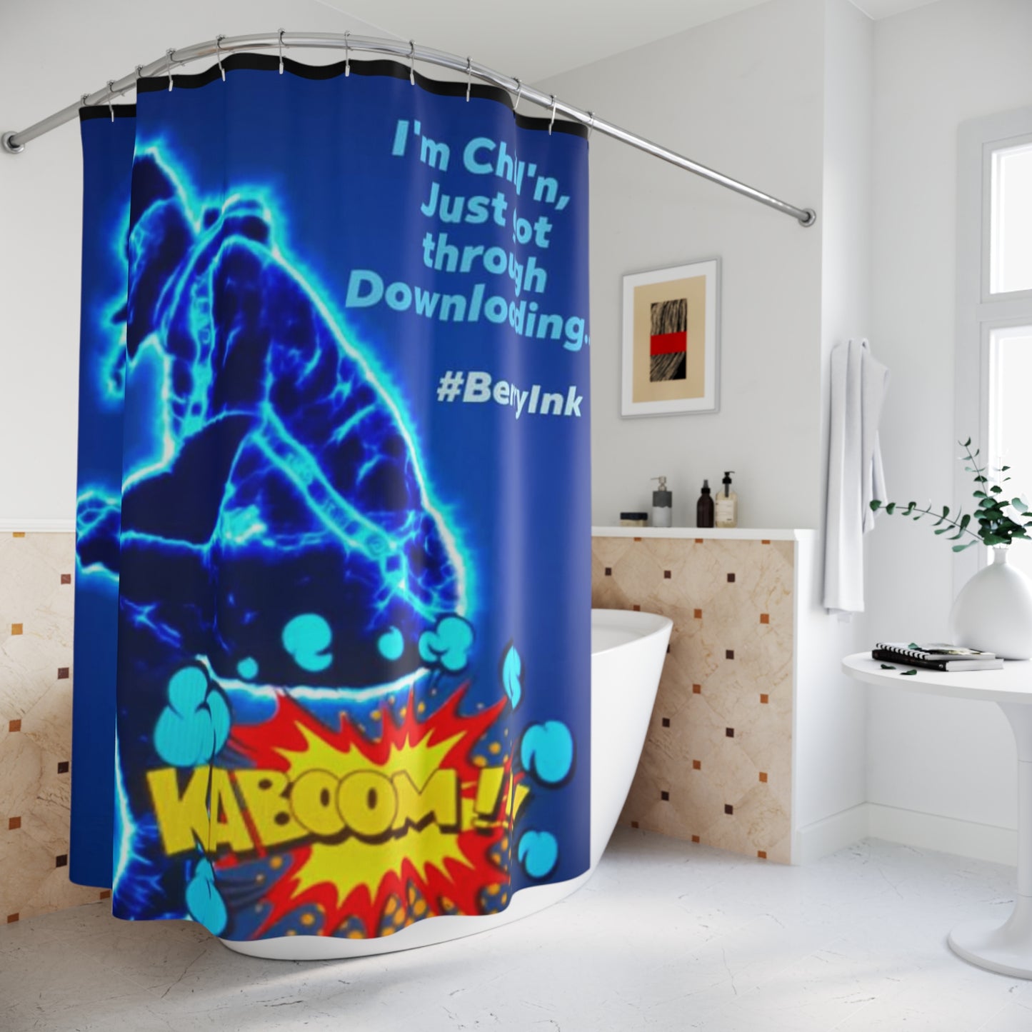 Berry Kaboom Shower Curtain