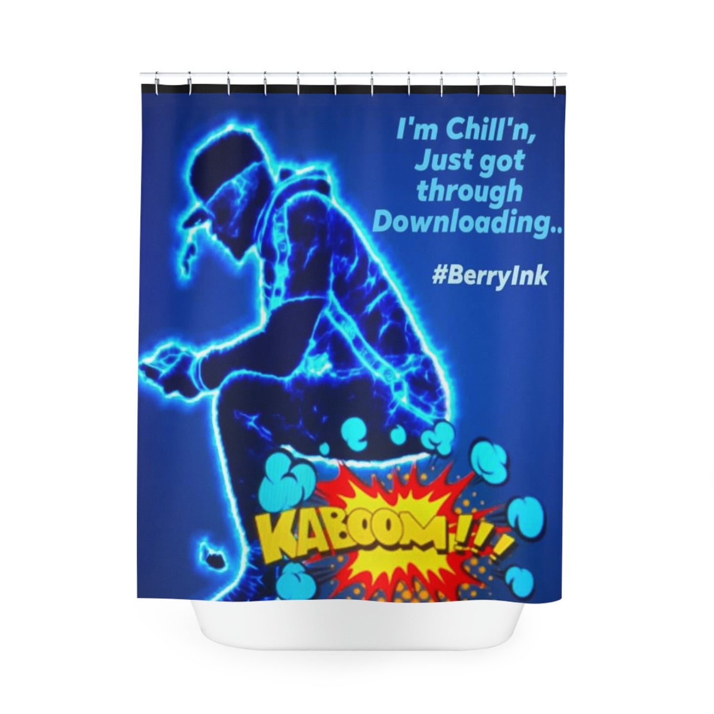 Berry Kaboom Shower Curtain